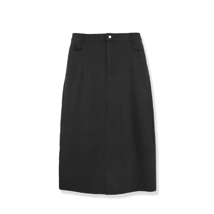 STRETCH DENIM  SKIRT - FOUR COLORS