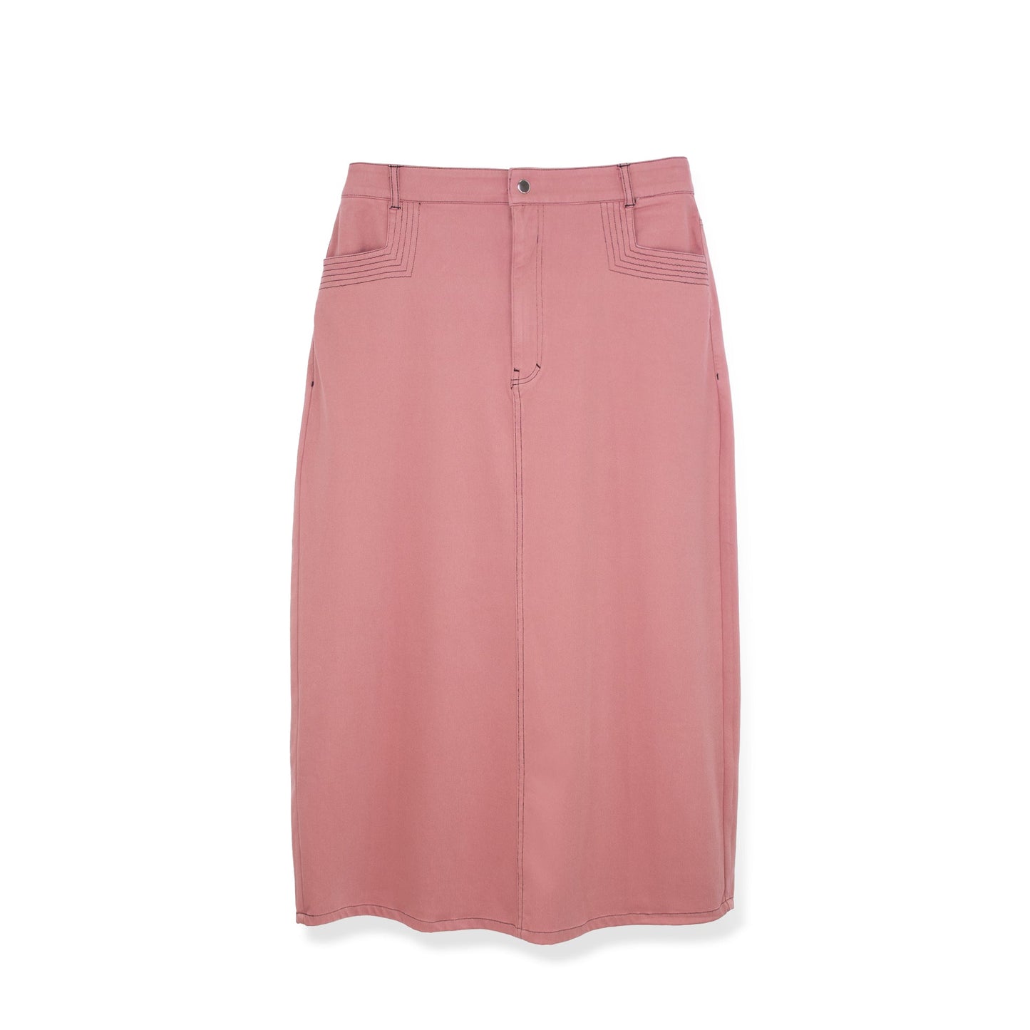 STRETCH DENIM  SKIRT - FOUR COLORS