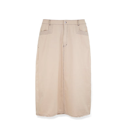STRETCH DENIM  SKIRT - FOUR COLORS