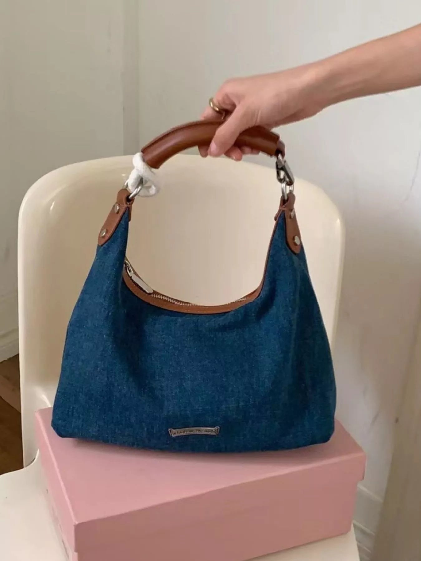 Denim Shoulder Bag