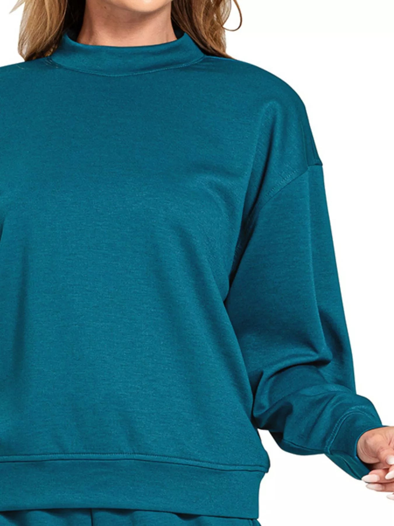 Scuba Long Sleeve Sweatshirt and Shorts Set - Side View
