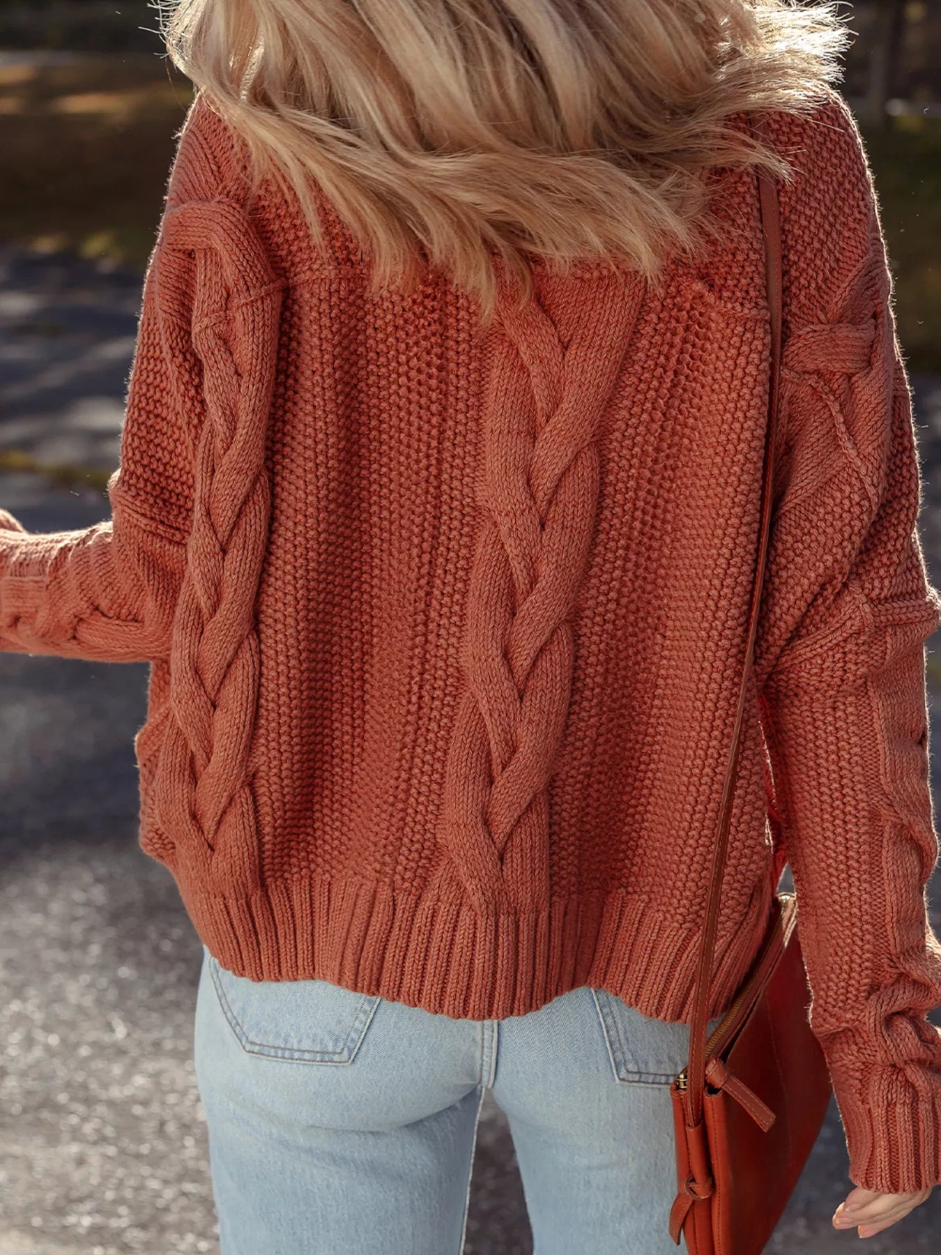 Chunky Cable-Knit Sweater