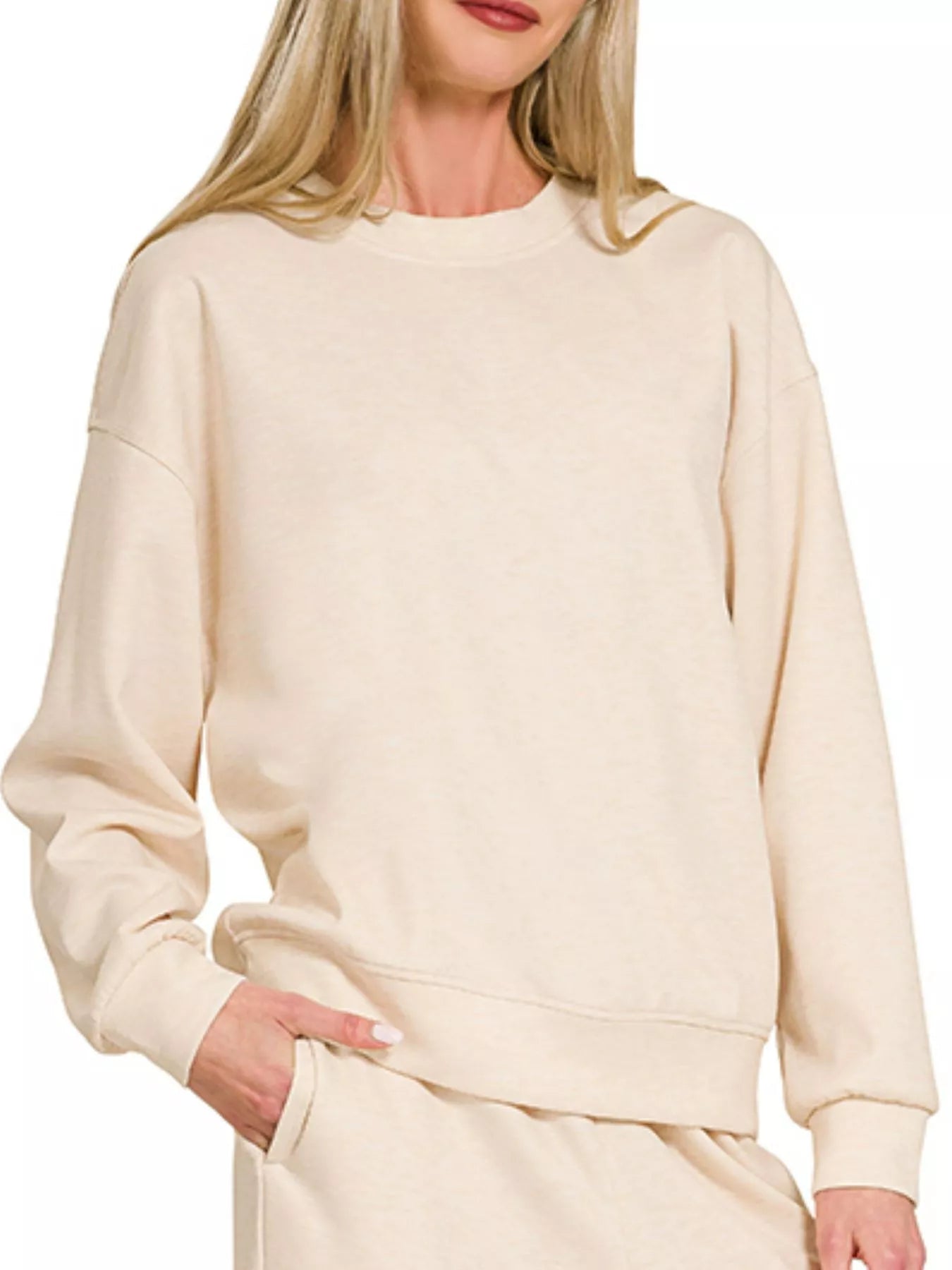 Scuba Crewneck Pullover and Pants Set - Side View