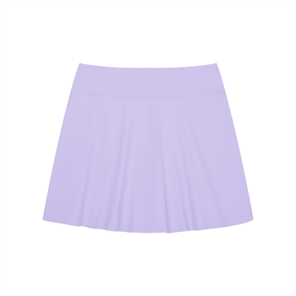 Women's A-Line Contrast Panel Slit Mini Skort