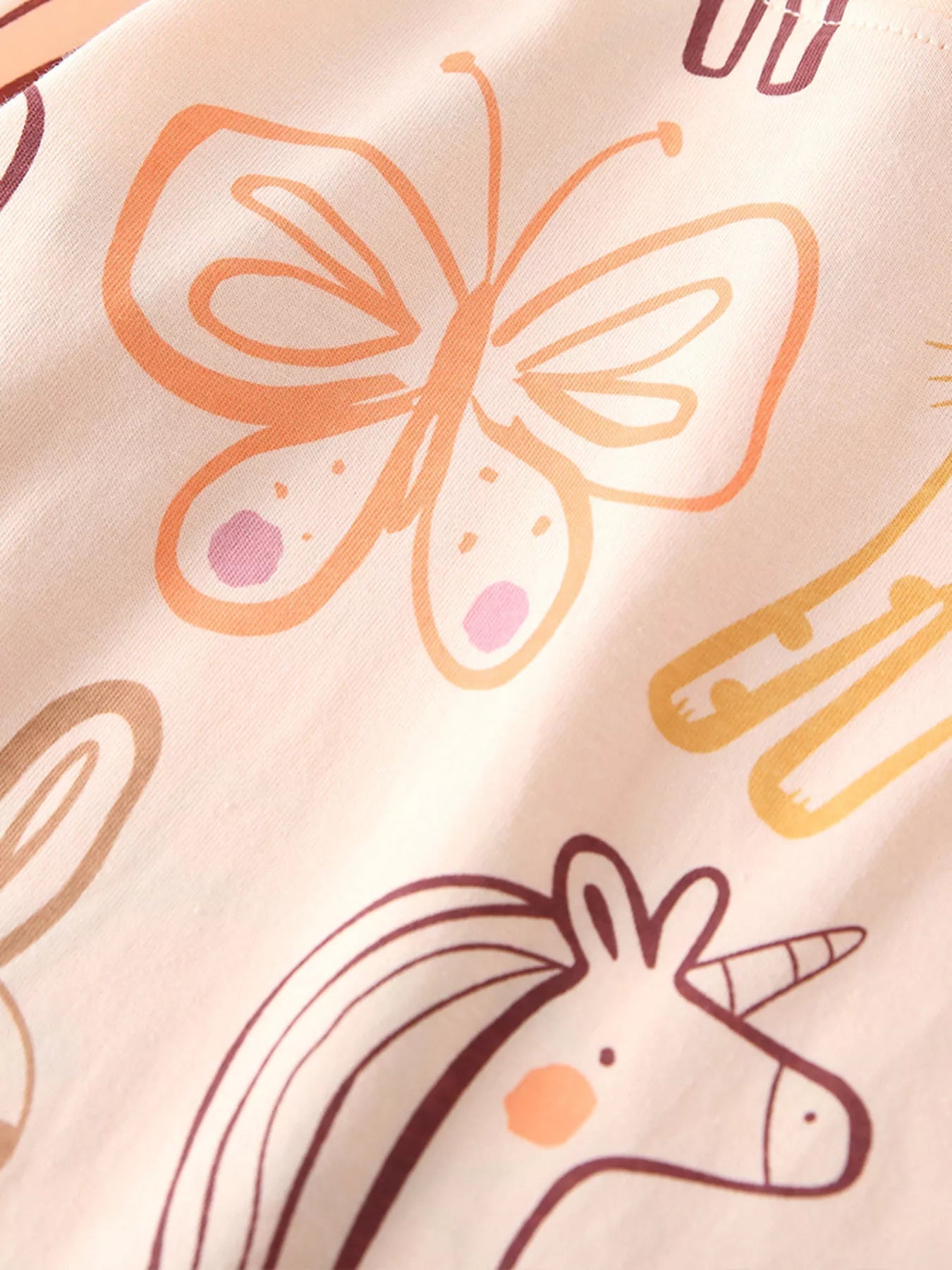 Children's Animal Print Pajama Set