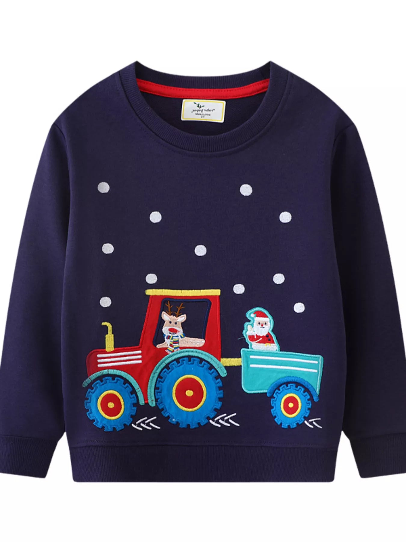Kid's Farmer Santa Graphic Sweatshirt