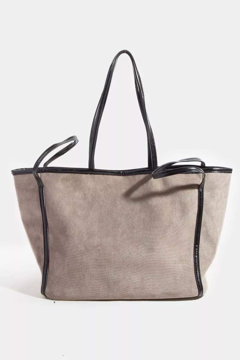 Slouchy Suede Tote Bag