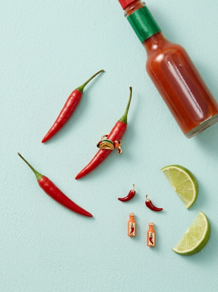 Taco Hot Sauce & Pepper Stud Set - Alex and Ani