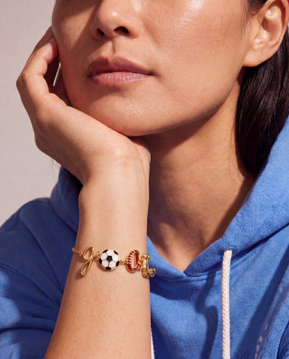 Soccer GOAL Linear Bracelet - Alex and Ani