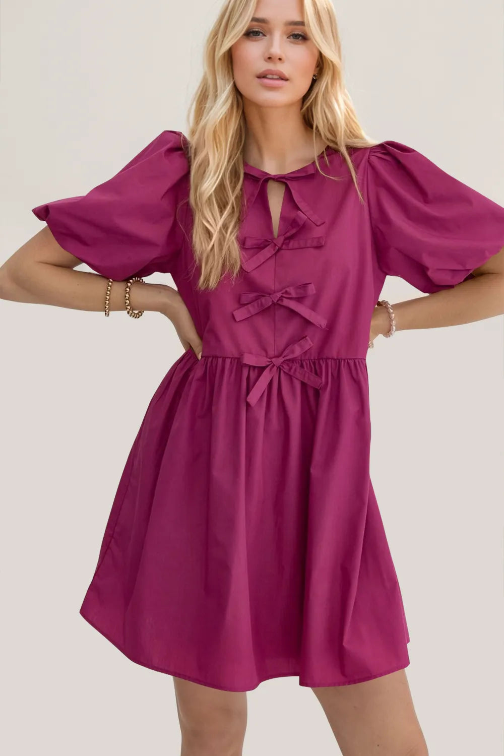 Bow Peep Mini Dress