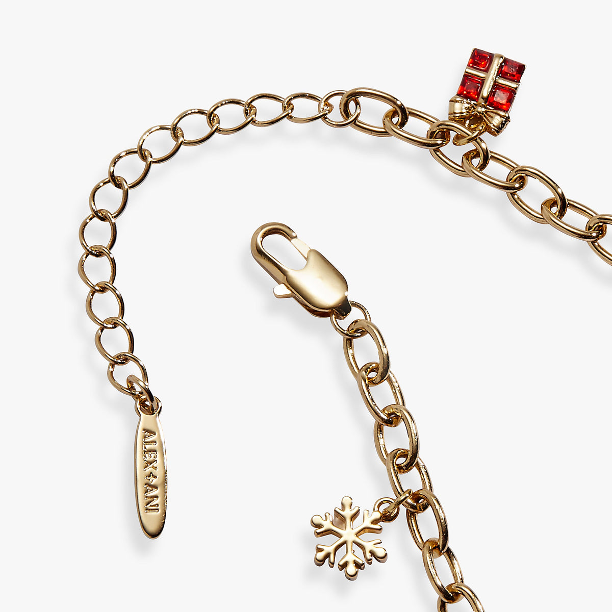 Snowflakes & Presents Multi Charm Bracelet