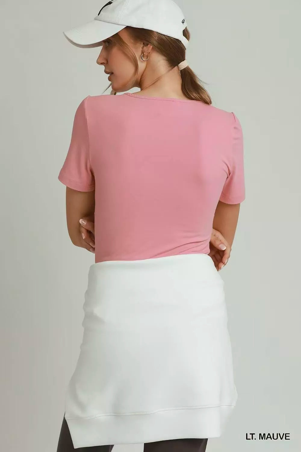 Sweetheart Double-Lined Top - Mauve