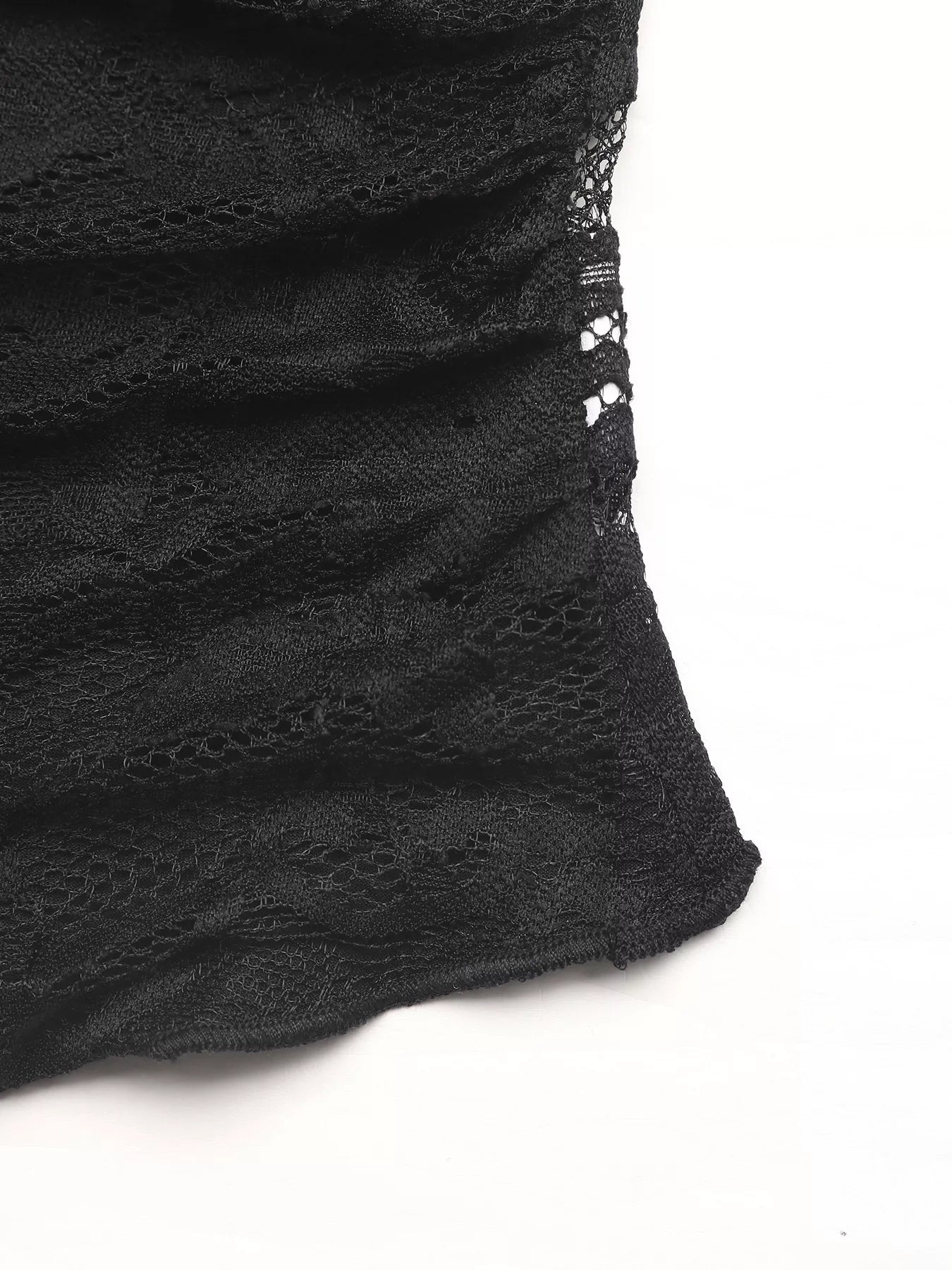 Lace V-Neck Backless Top