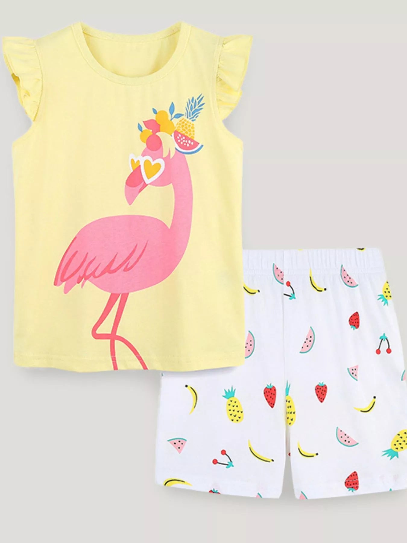 Children's Tropical Flamingo 2-piece Set