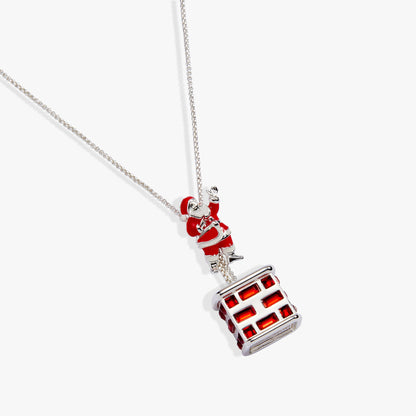 Santa Chimney Slider Necklace