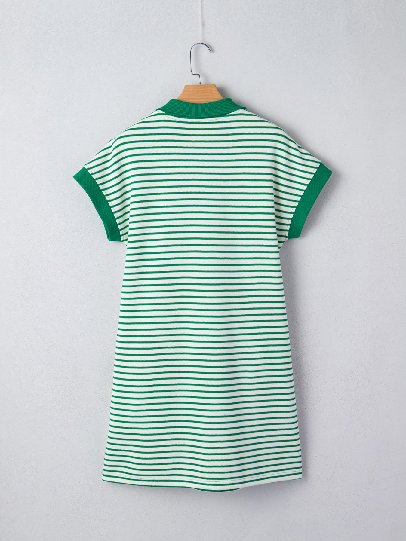 Striped Polo Shirt Dress