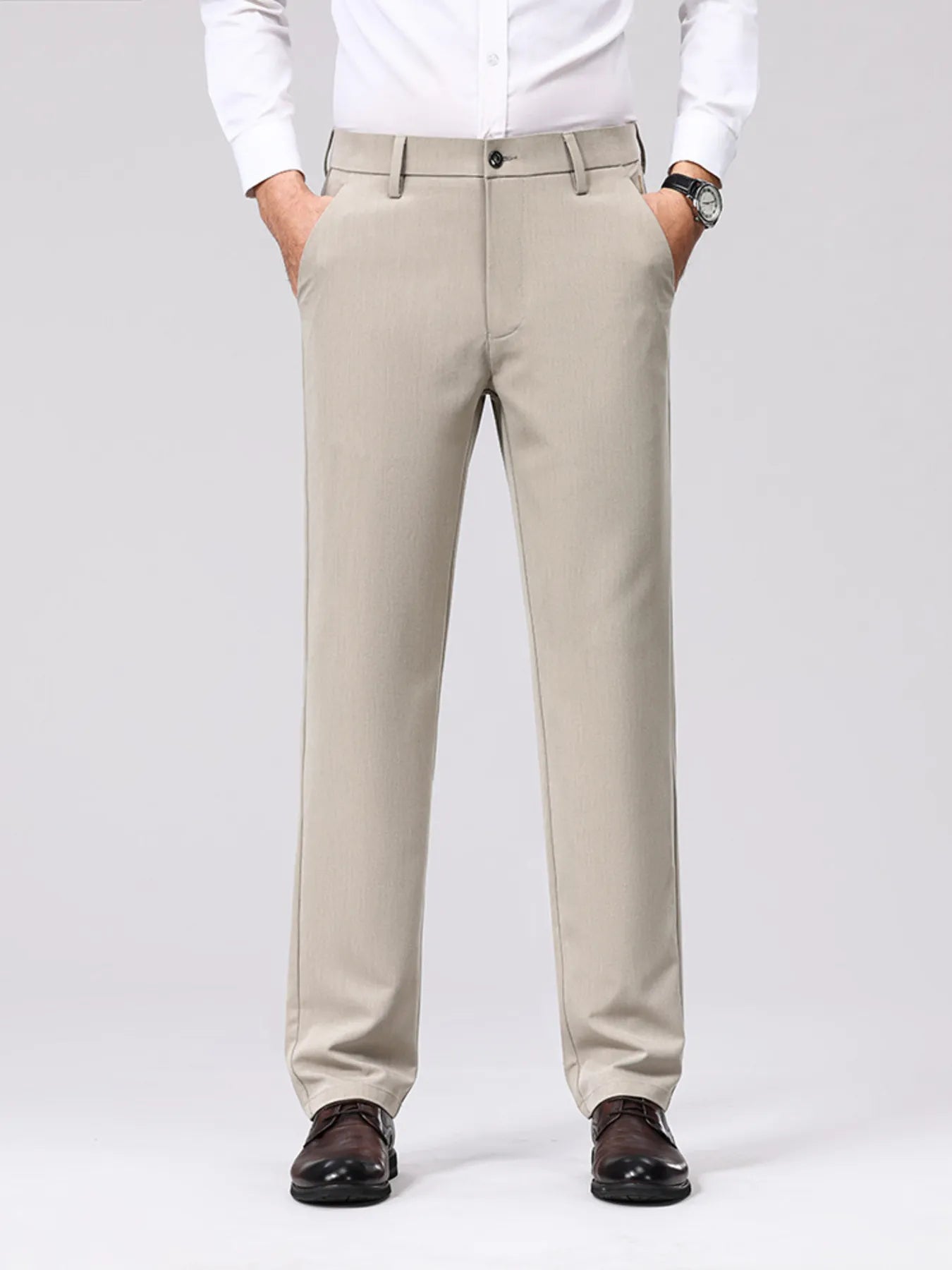 Men's Relaxed Fit Pants with Pockets