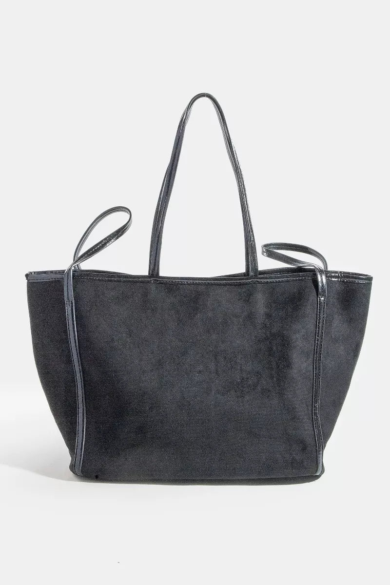 Slouchy Suede Tote Bag