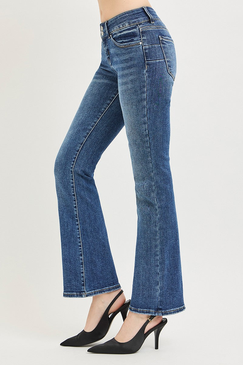 Low Rise Bootcut Jeans