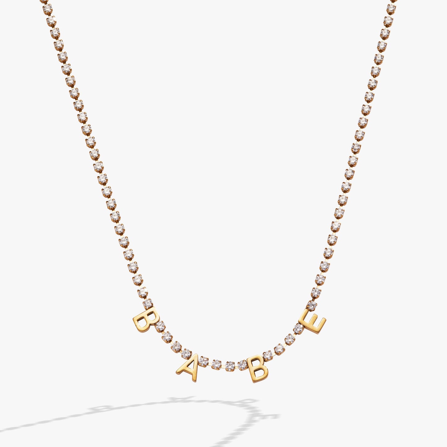 BABE Crystal Tennis Necklace - Alex and Ani