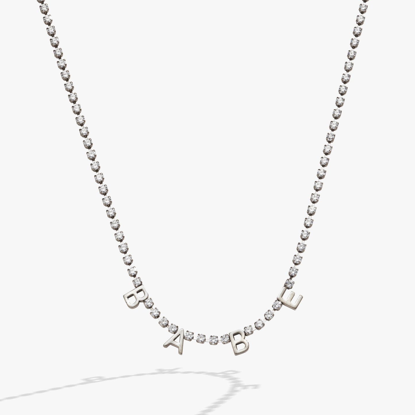 BABE Crystal Tennis Necklace - Alex and Ani