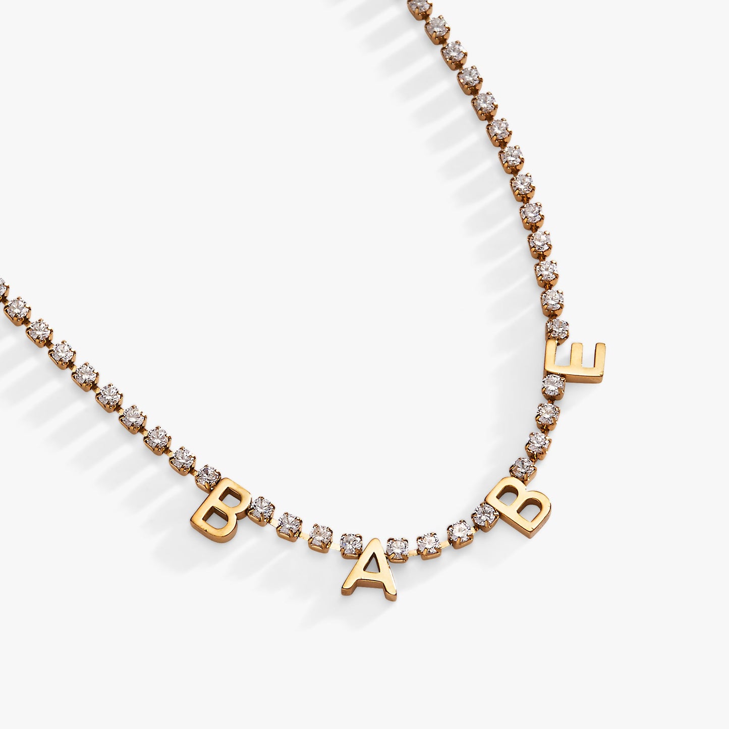 BABE Crystal Tennis Necklace - Alex and Ani