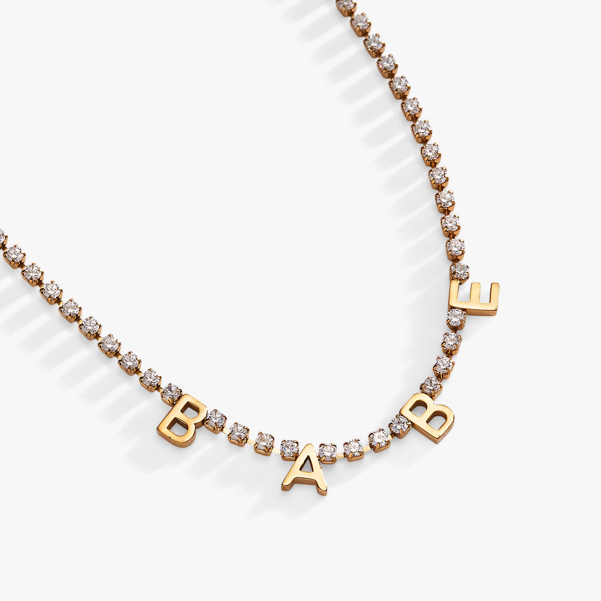 BABE Crystal Tennis Necklace - Alex and Ani - Detail View 5