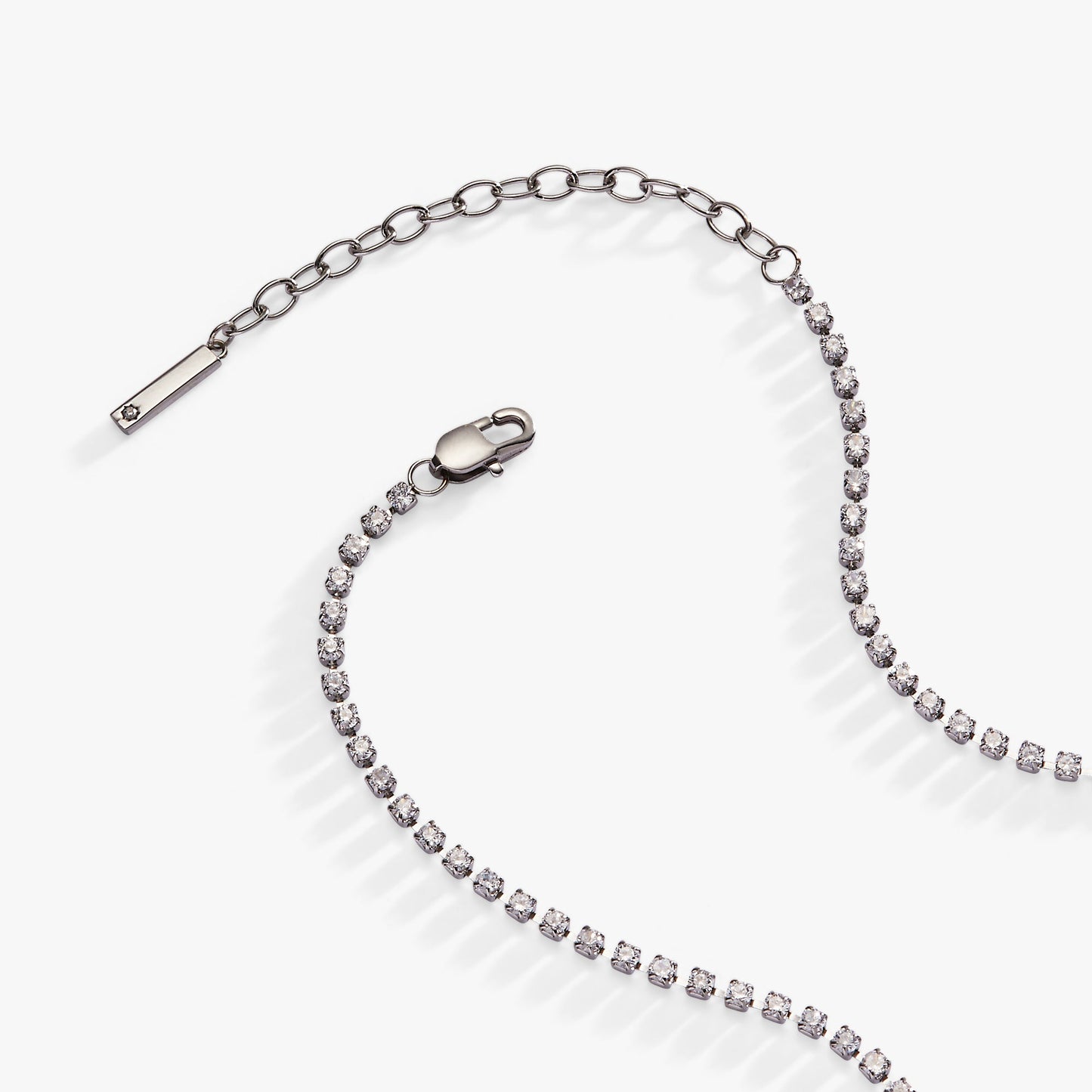 BABE Crystal Tennis Necklace - Alex and Ani