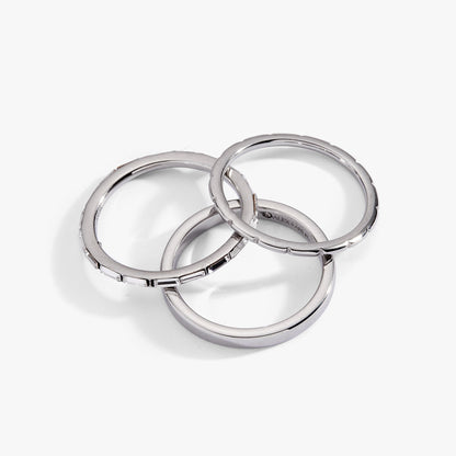 Baguette Stacking Ring Set of 3 - Alex and Ani - Detail View 8