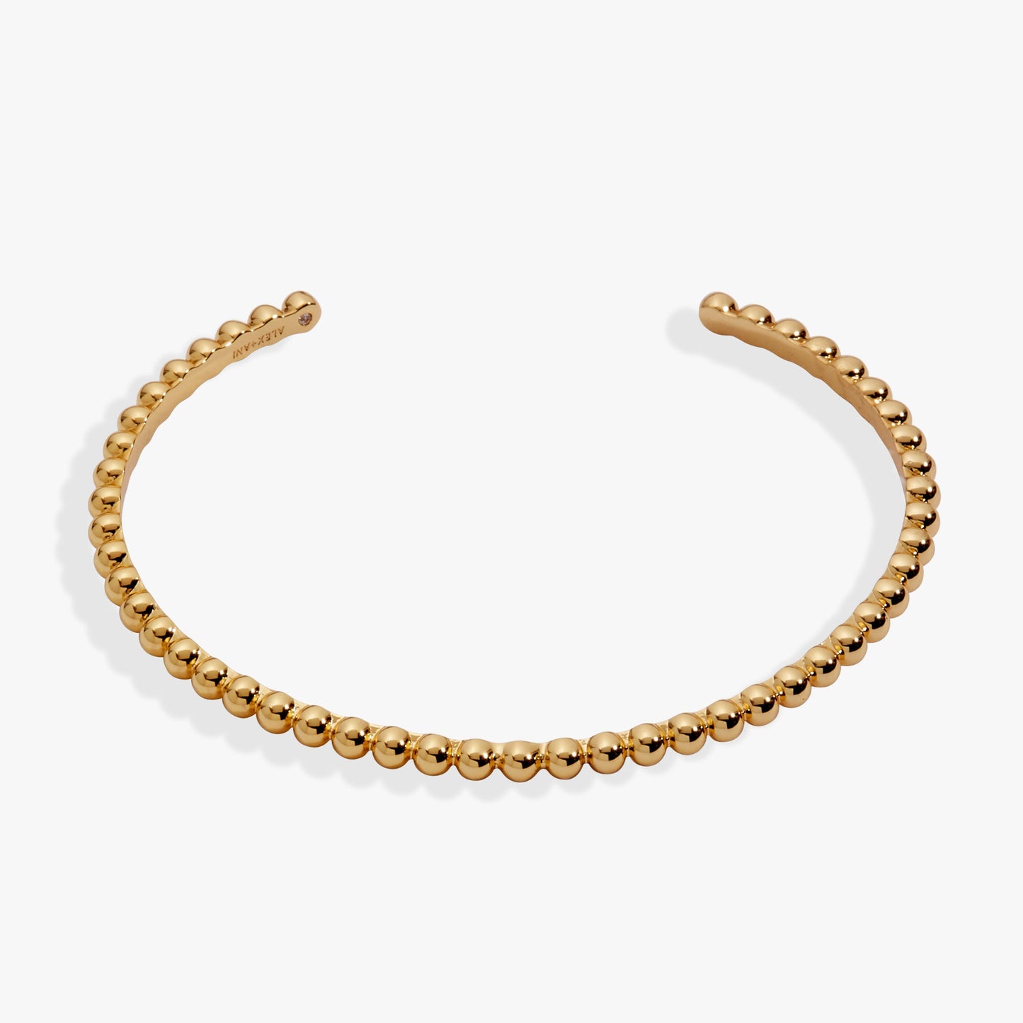 Gold Beaded Cuff Bracelet - Alex and Ani
