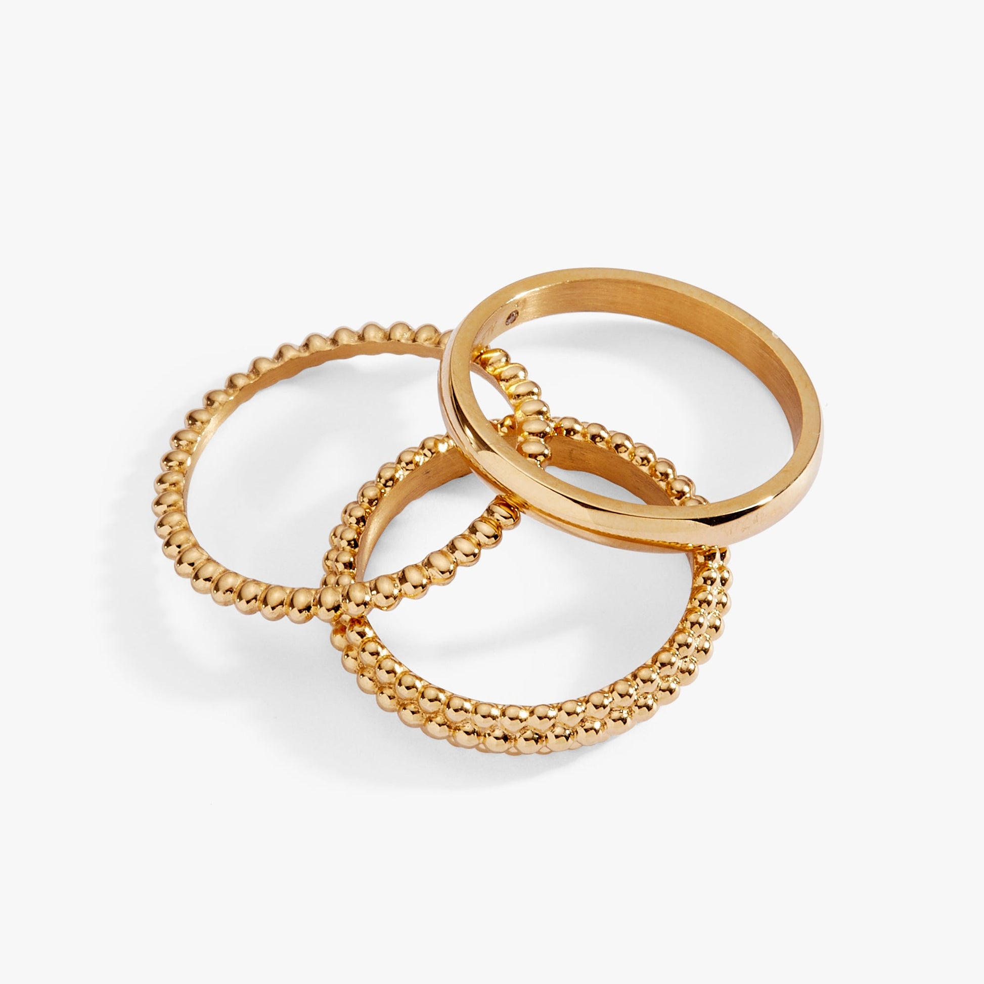 Ball Stacking Ring Set of 3 - Alex and Ani - Side View