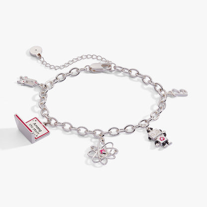 Barbie™ STEM Charm Bracelet - Alex and Ani - Front View