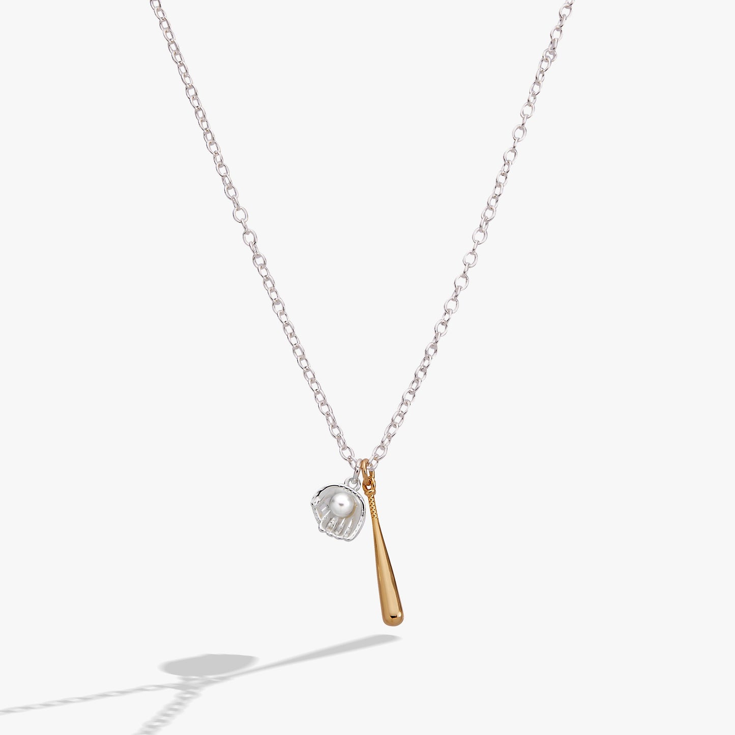 Baseball Duo Charm Pendant Necklace - Alex and Ani