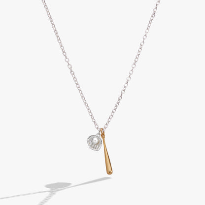 Baseball Duo Charm Pendant Necklace - Alex and Ani