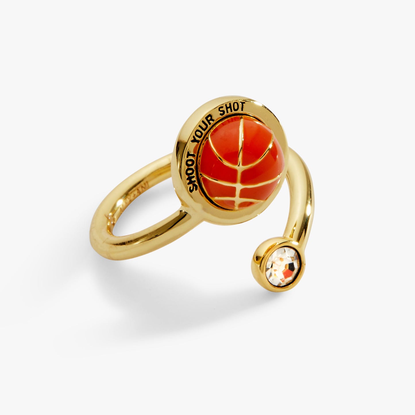 Basketball Open Fidget Ring - Alex and Ani
