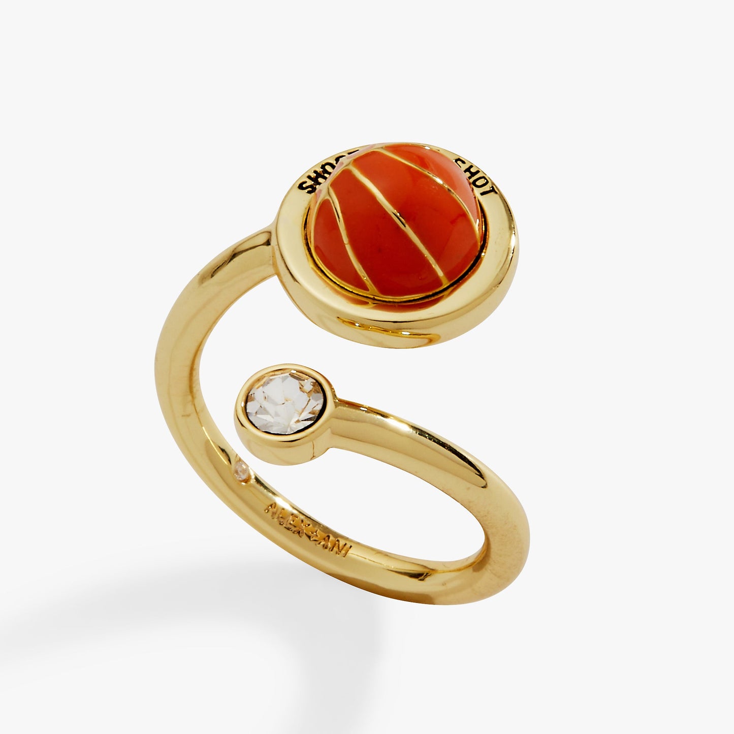 Basketball Open Fidget Ring - Alex and Ani