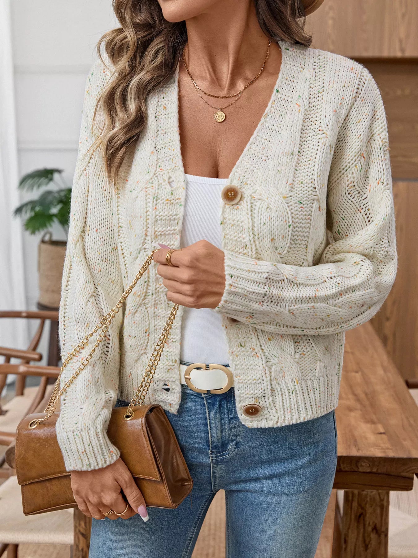 Cable Knit Cardigan