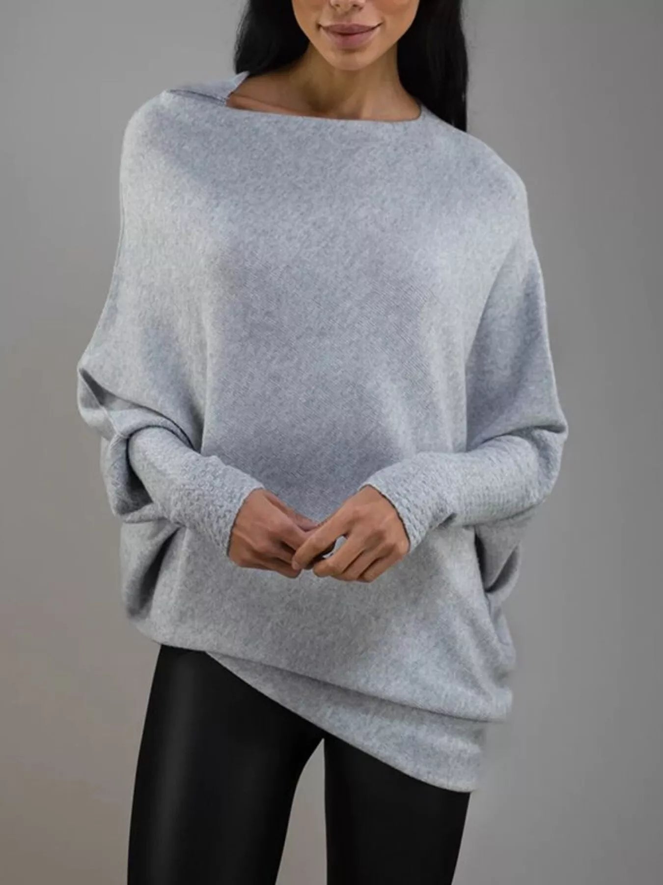 Relaxed Drape Knit Shawl