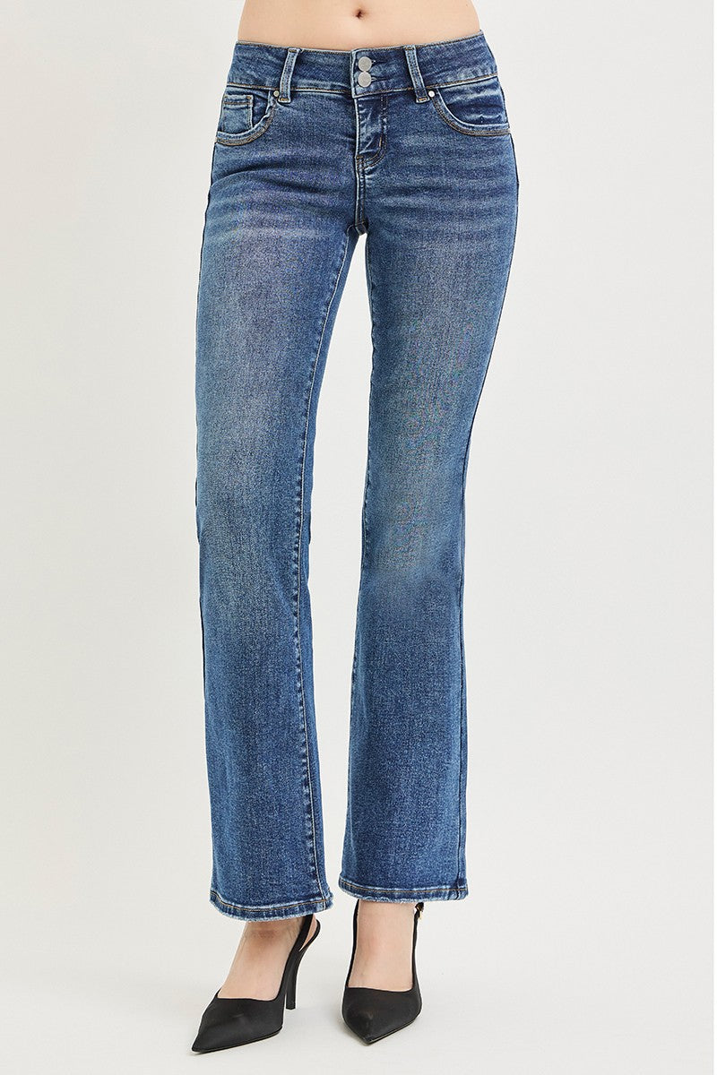 Low Rise Bootcut Jeans