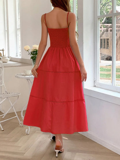 Tie-Front Maxi Dress - Detail View 4