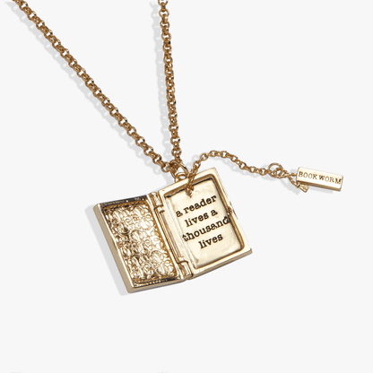 Book Club Locket Pendant - Alex and Ani