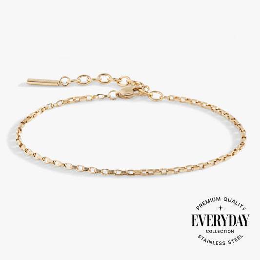 Everyday Box Link Chain Bracelet - Alex and Ani - Front View