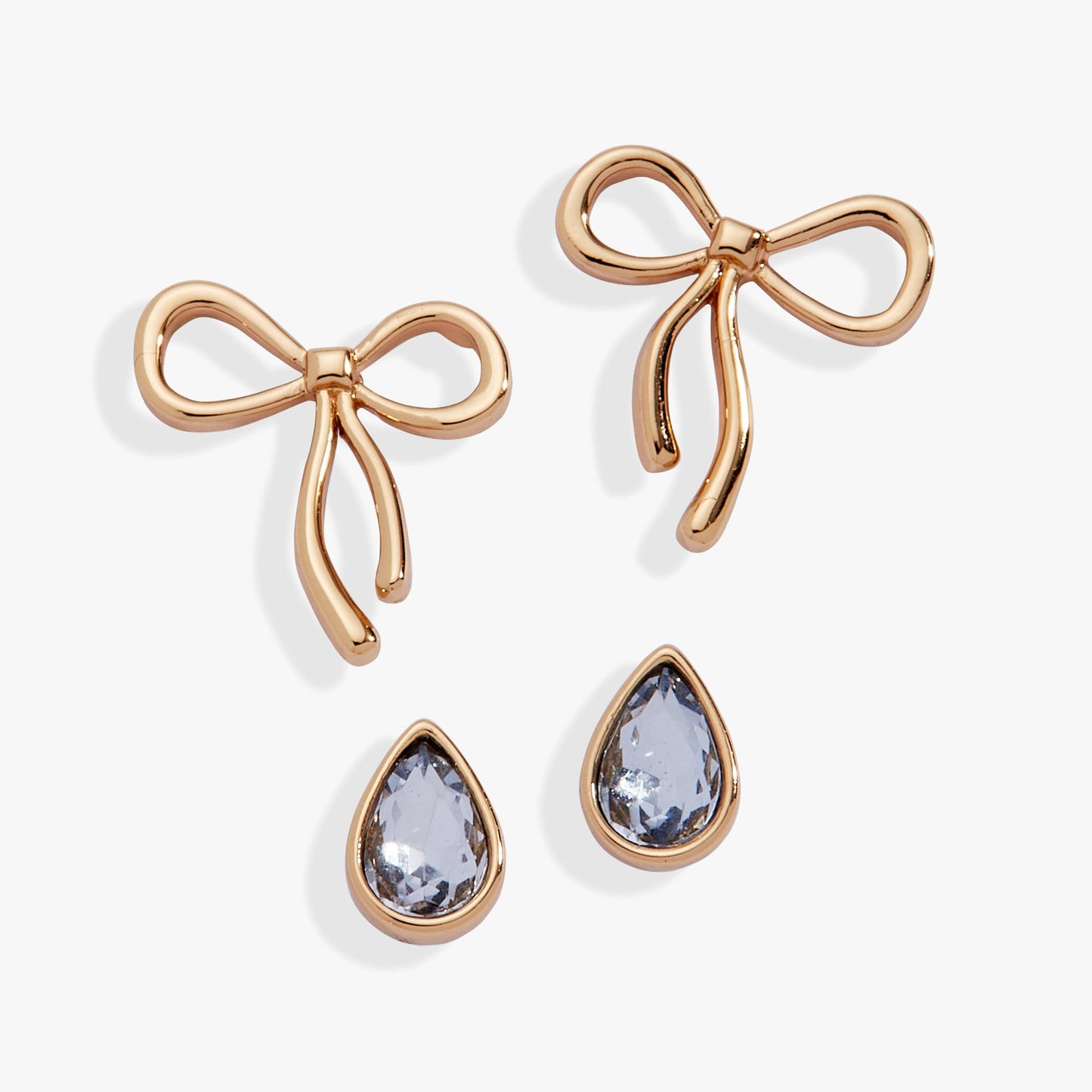 Bow & Teardrop Stud Earring Set - Alex and Ani