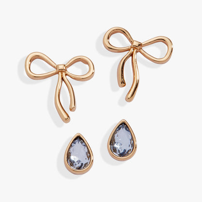 Bow & Teardrop Stud Earring Set - Alex and Ani - Detail View 4