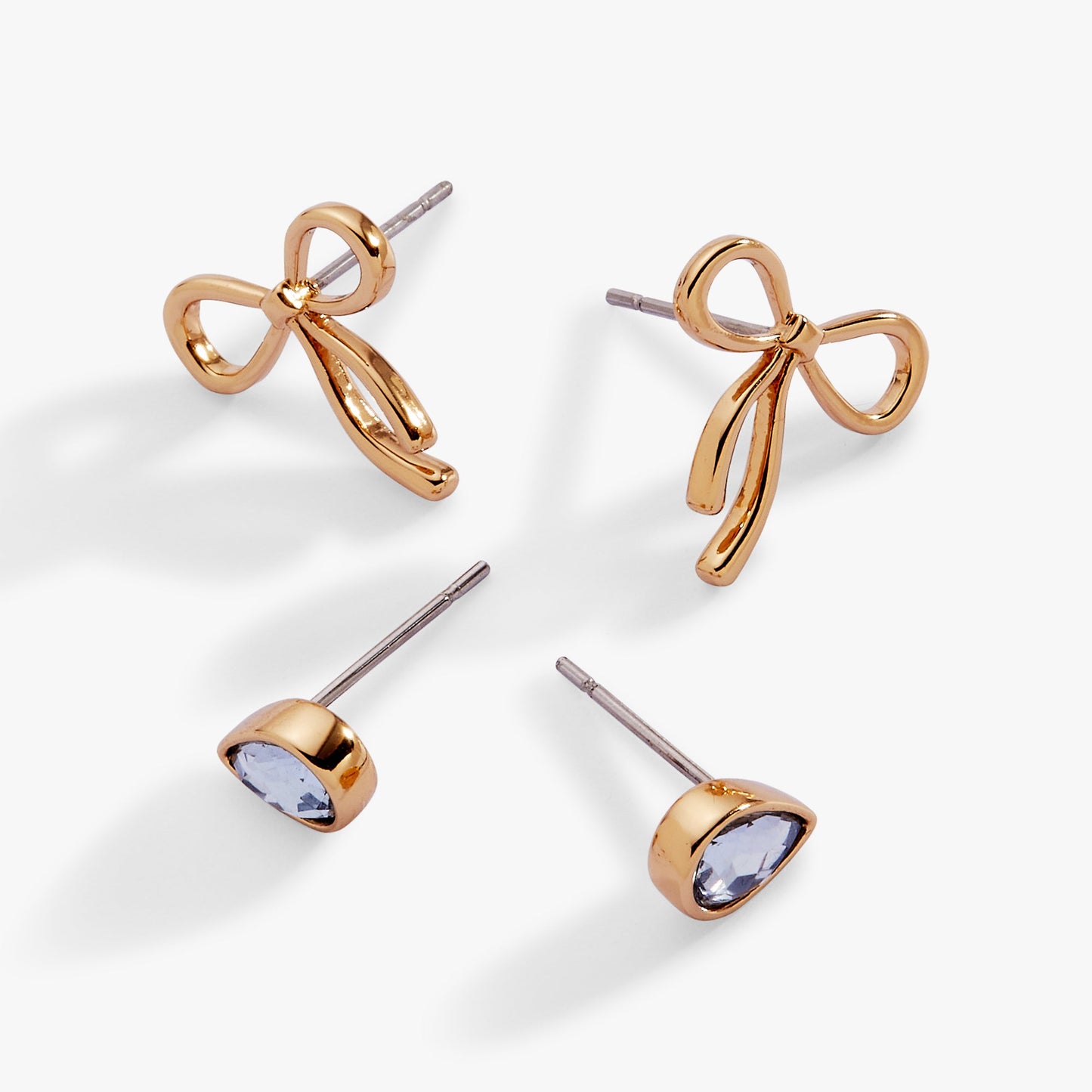 Bow & Teardrop Stud Earring Set - Alex and Ani