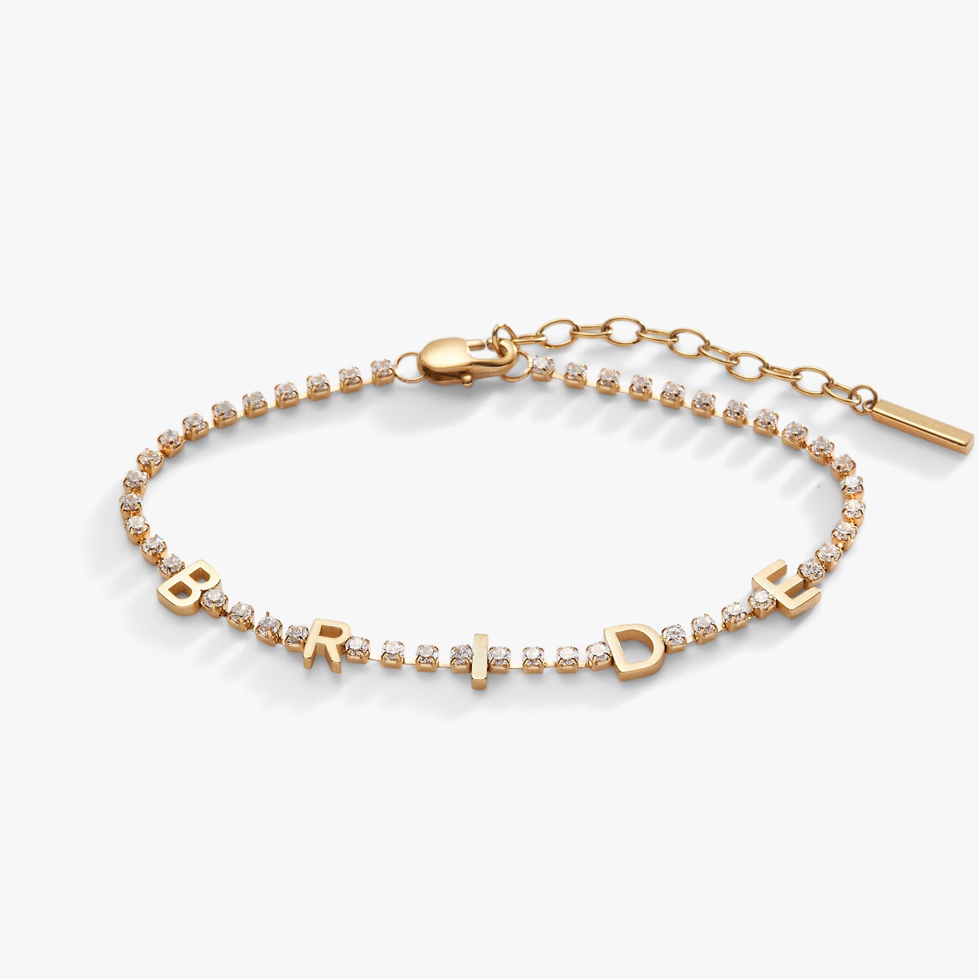 BRIDE Crystal Tennis Bracelet - Alex and Ani - Back View