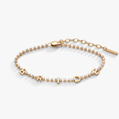 BRIDE Crystal Tennis Bracelet - Alex and Ani - Back View