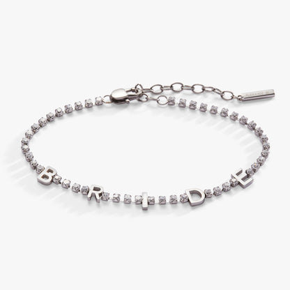 BRIDE Crystal Tennis Bracelet - Alex and Ani - Front View
