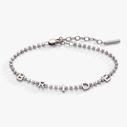 BRIDE Crystal Tennis Bracelet - Alex and Ani - Front View