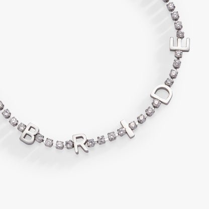 BRIDE Crystal Tennis Bracelet - Alex and Ani - Detail View 5